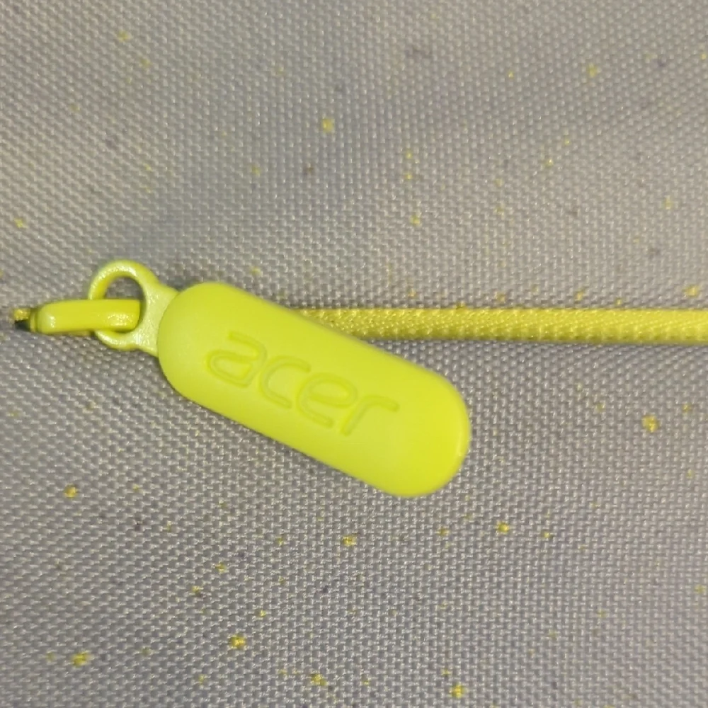 Gray Tablet Sleeve with Yellow Accent